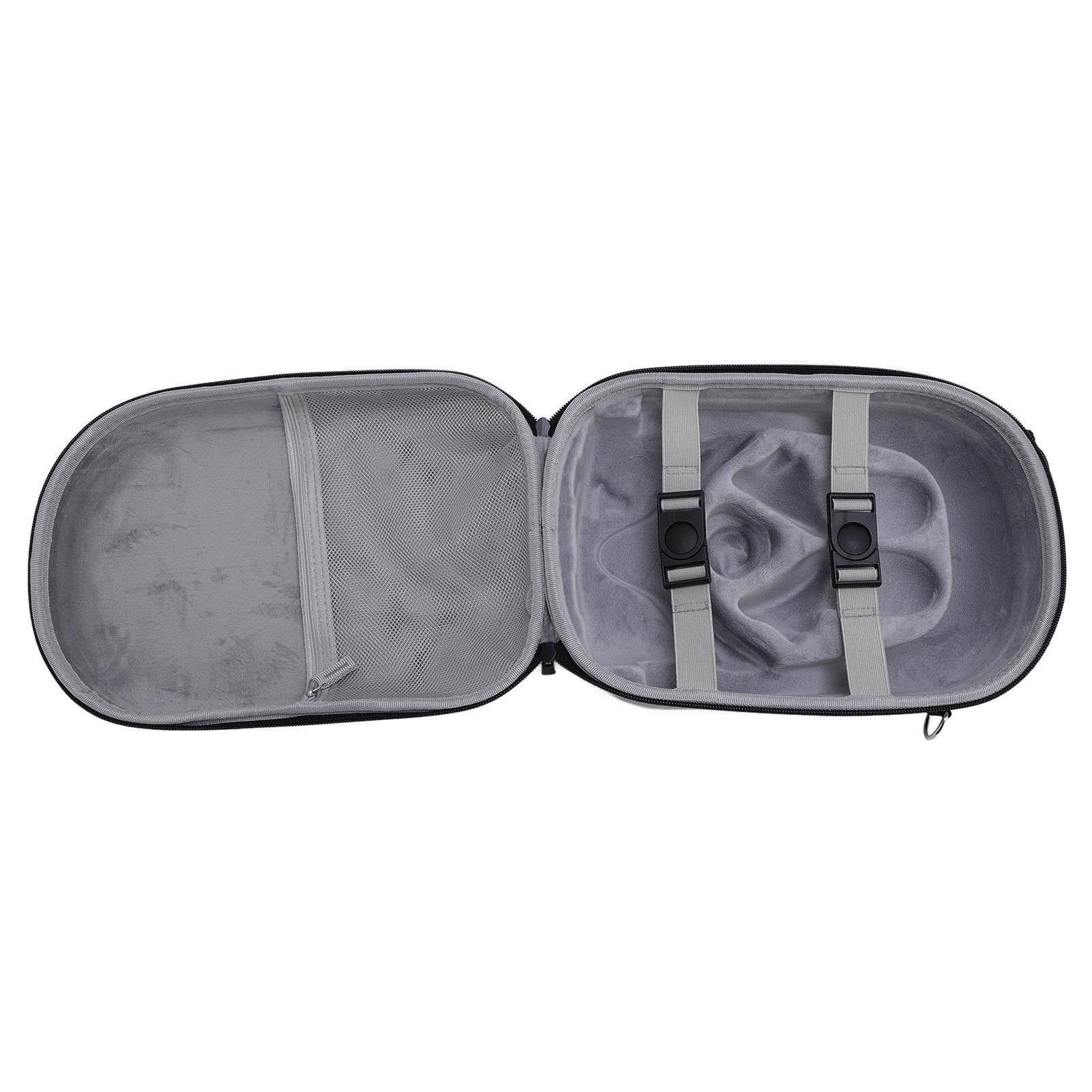 lyrlody Custodia Rigida da Viaggio, Custodia da Viaggio Organizer per Elettronica EVA PU, 13 X 9,4 X 5,3 Pollici, Antiurto per Controller Visori VR Cavi Caricabatterie per Viaggi Lavoro Casa (GREY)
