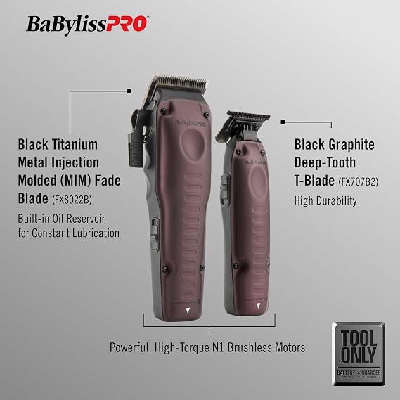 BaBylissPRO FXONE LOPROFX Hair Clipper + Hair Trimmer