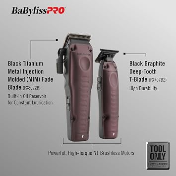 BaBylissPRO FXONE LOPROFX Hair Clipper + Hair Trimmer