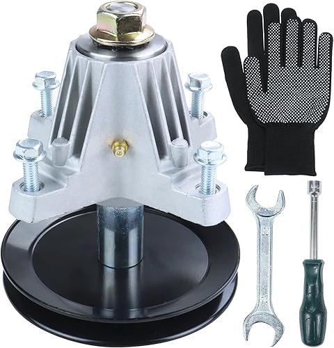 GELASKA El conjunto de husillo 918-06991 sustituye a 618-06991, 918 06991 para Troy-Bilt LT5, TB42, Bronco, Pony, TB427, Craftsman T1000, T1100,