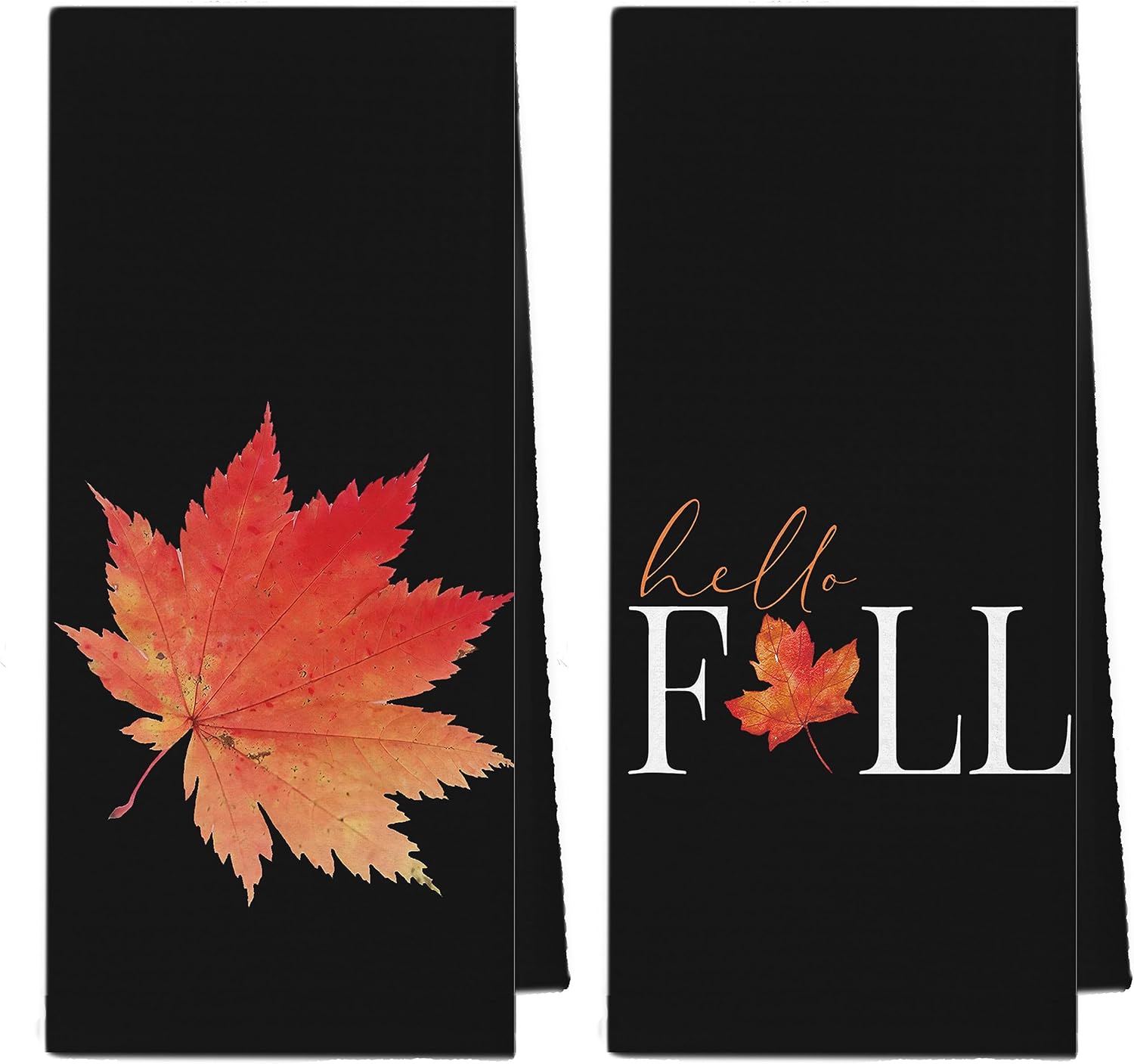 kunlisa Fall Kitchen Towels,Fall Kitchen Decor,Fall Dish