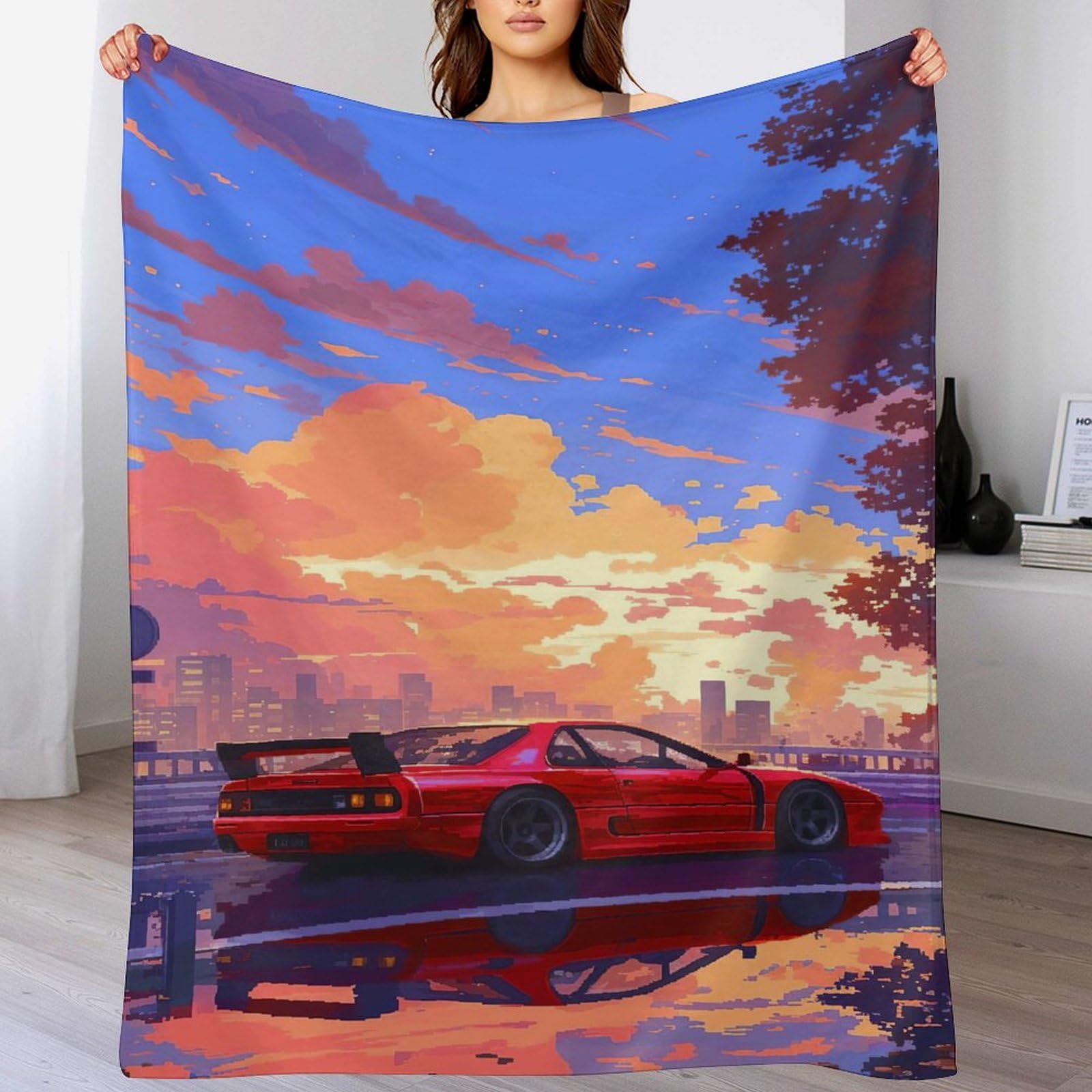 Couverture de canapé chaude et épaisse en polaire pour voiture 180x200