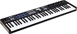 Arturia - KeyLab Essentiel 61 mk3 - MIDI Clavier de contrôleur pour la production musicale, avec paquet logiciel tout-en-un - 61 Les clés, 9 Encodeurs, 9 Des poudrières, 1 Roue de modulation, 1 Roue de pitch, 8 Plaquettes