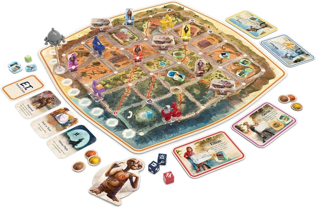 Funko Signature Games: E.T. Light Years from Home Cooperative Strategy Board Game For Children And Adults (Ages 10+) Ideal for 2-4 Players With a 30 Minute Game Time For Family Fun 62998 - Image 5