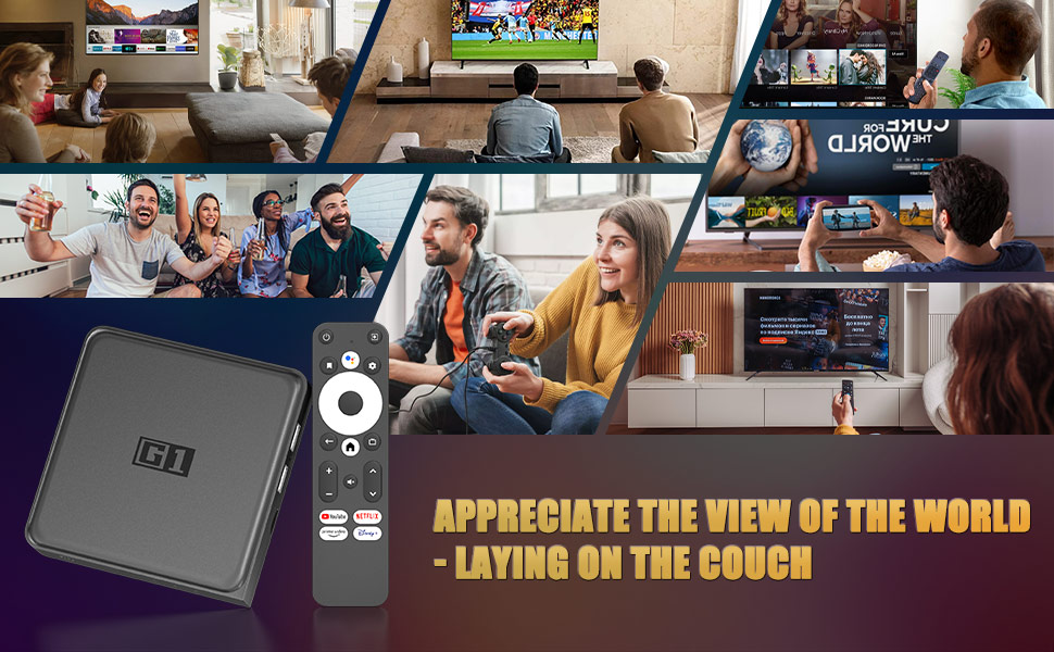 Android 11.0 TV Box for Google/Netflix - G1 TV Box 4G