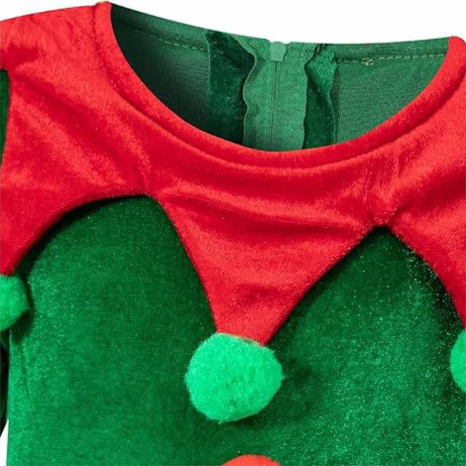Générique Déguisement Enfant Garçon Costume De Lutin En Velours Vert Pour Noël Et Spectacle Tenue De Farfadet Festif Déguisement Noël Pour Garçon Coquin