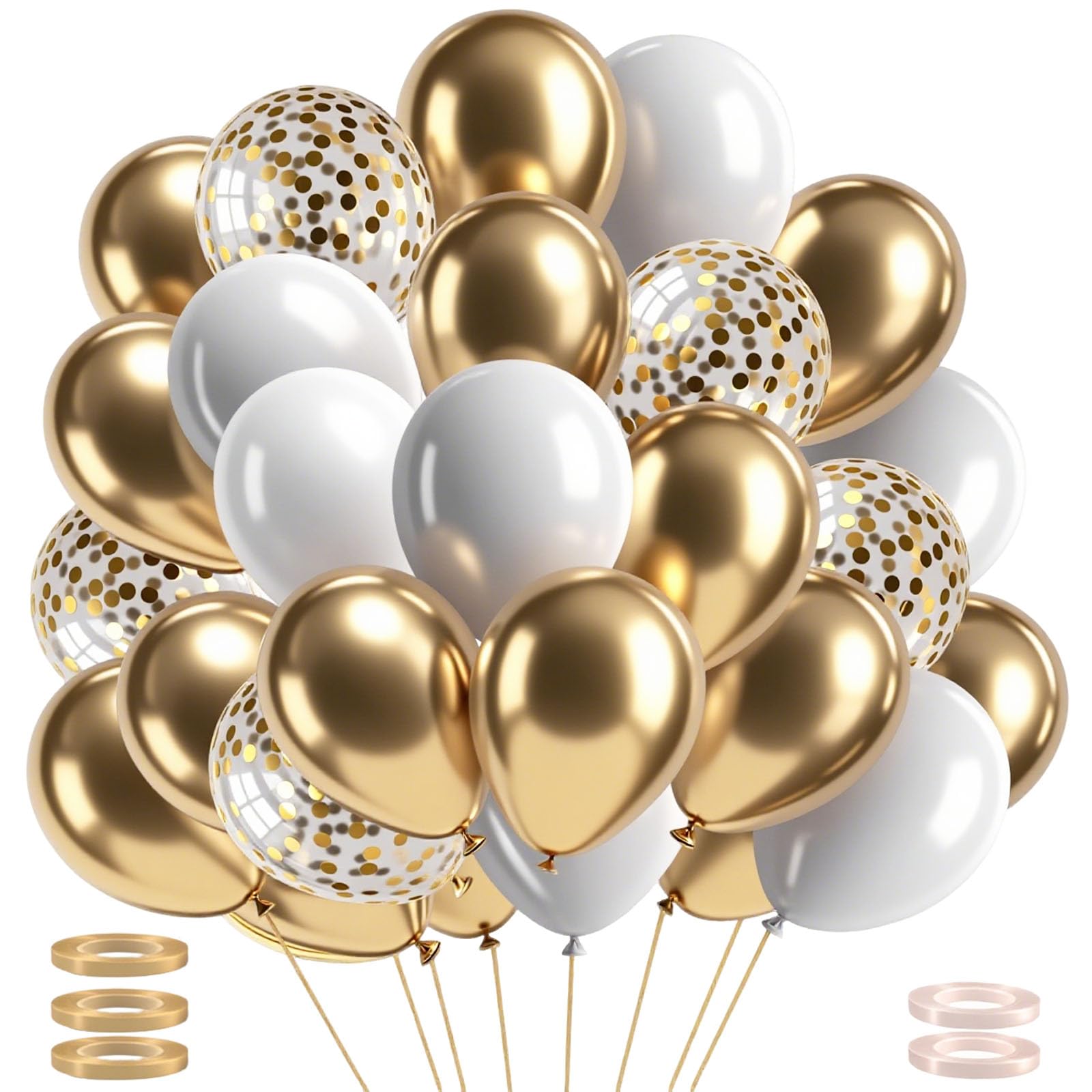 Décoration 60 Ballons Jaune Noir 12 Pouces - Latex Hélium - Pour , Anniversaire, Carnaval - Rubans Inclus Fête Abeille