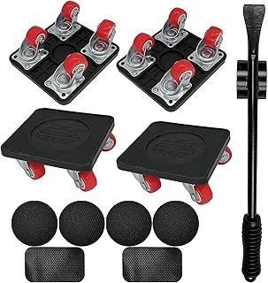 AeKeatDa 360° Furniture Mover Dolly for Moving Heavy Furniture, Furniture Dolly for Moving Heavy Duty,360 Rotation Wheels Furniture Mover Dolly with Lifter