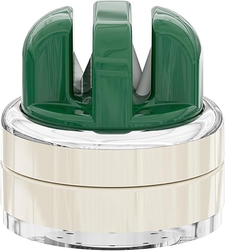 Afilador de cuchillos de cocina con base de succión para afiladores de cuchillos de bolsillo manos libres, afilador de cuchillos profesional todo en