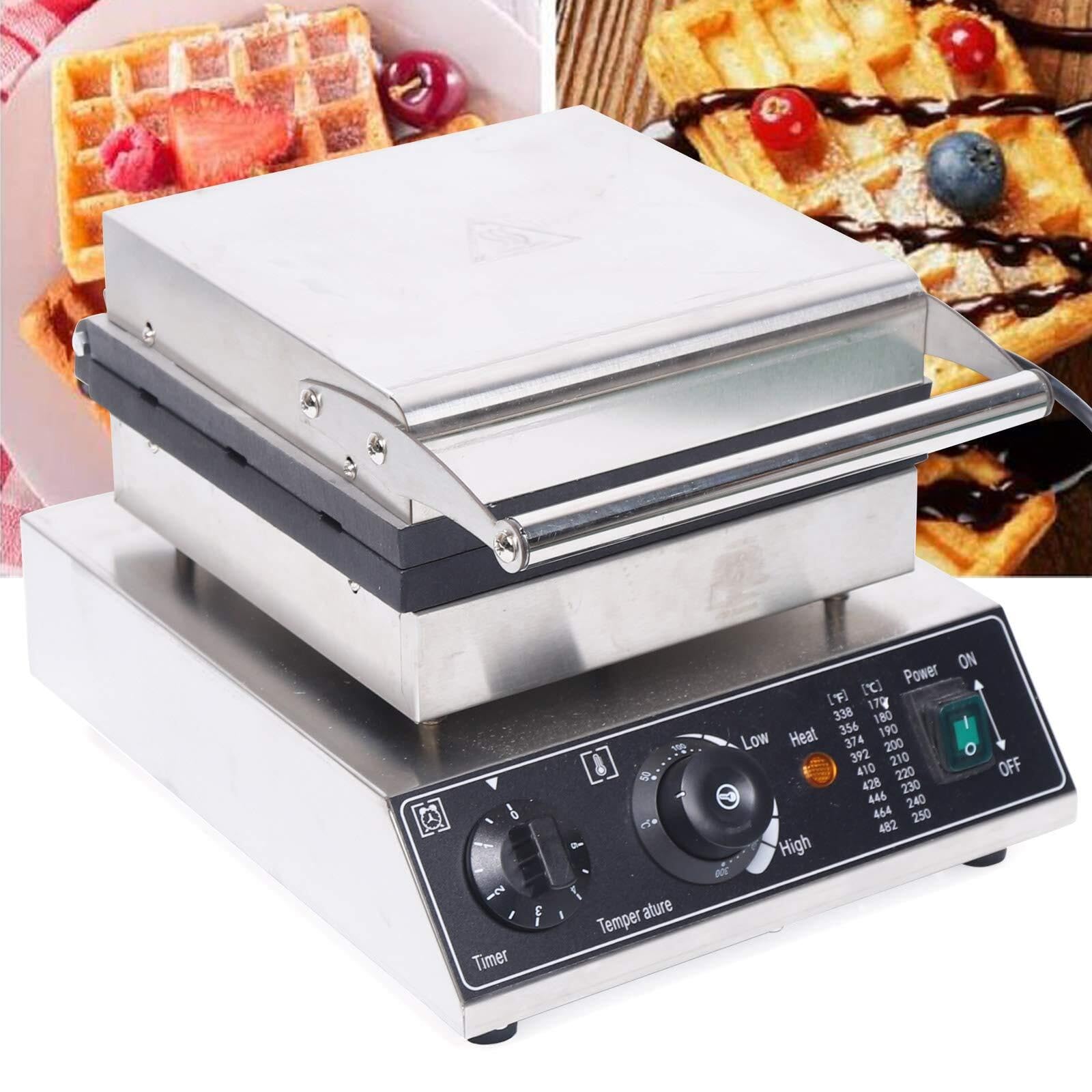 Gofrownica komercyjna 6 sztuk gofrownic elektryczna gofrownica maszyna do pieczenia muffinów gofrownica elektryczna piekarnik z funkcją timera precyzyjna kontrola temperatury,