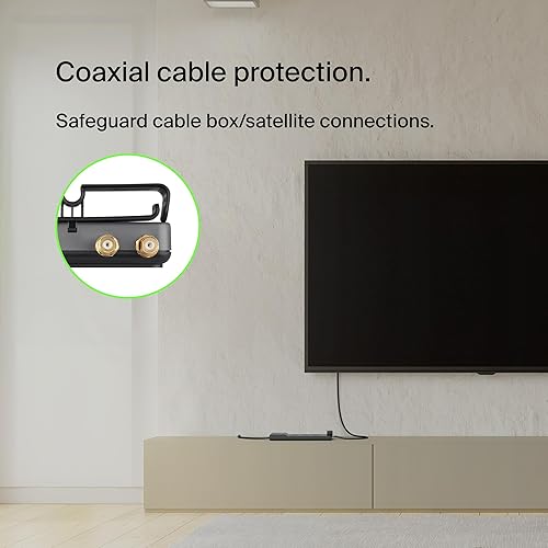 Miniatura 6 de Belkin protector contra sobretensiones para el hogaroficina con protección de teléfono ethernet coaxial y cable extendido 12 salidas Gris