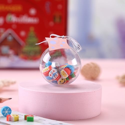 Miniatura 3 de 12 borradores de Navidad con paquete de bolas, borradores de Navidad para niños, rellenos de calcetines para niños, decoraciones de Navidad y