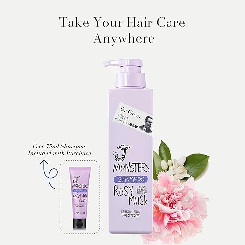 Miniatura 9 de Dr. Groot J Monsters - Juego de champú purificador del cuero cabelludo (almizcle rosado, 16.1 onzas líquidas), juego de cuidado del cabello que