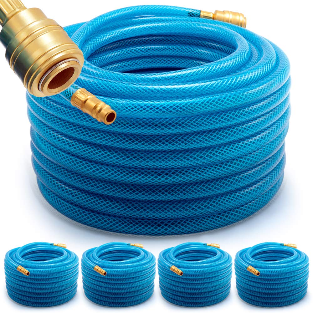 MONZANA® 5X 20m Air Compressor Hose, Air line Hoses 1/4' Airline Fittings — image 1