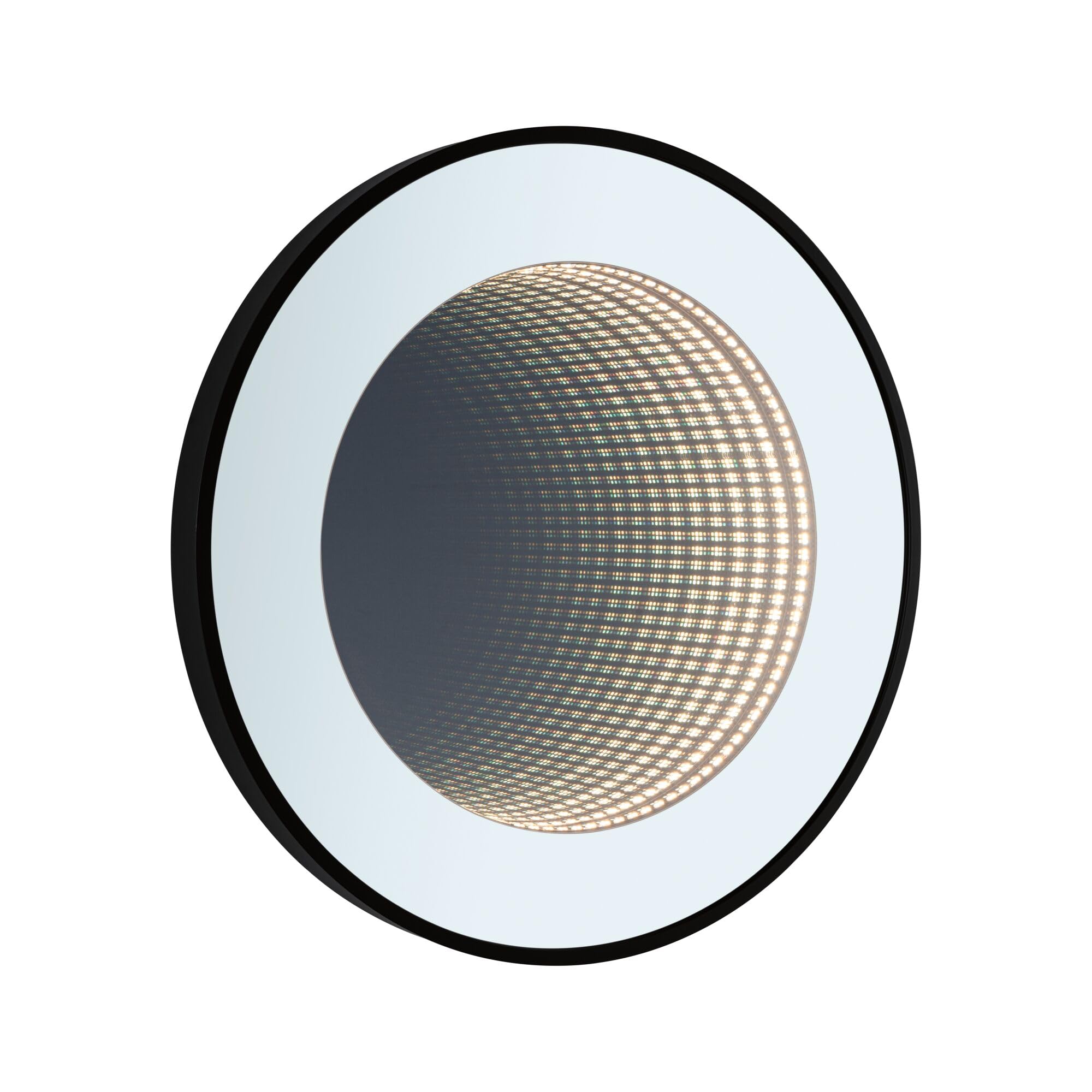 Paulmann 79561 LED Leuchtspiegel Miro IP44 Tunable White 70lm 230V 11,5W Spiegel, Schwarz matt