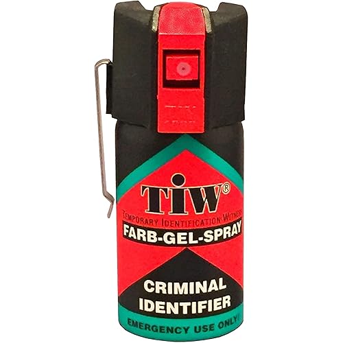Spray de defensa 40 ml TIW farb-gel Version tapa o Clip cinturón nueva version - version clip ceinture