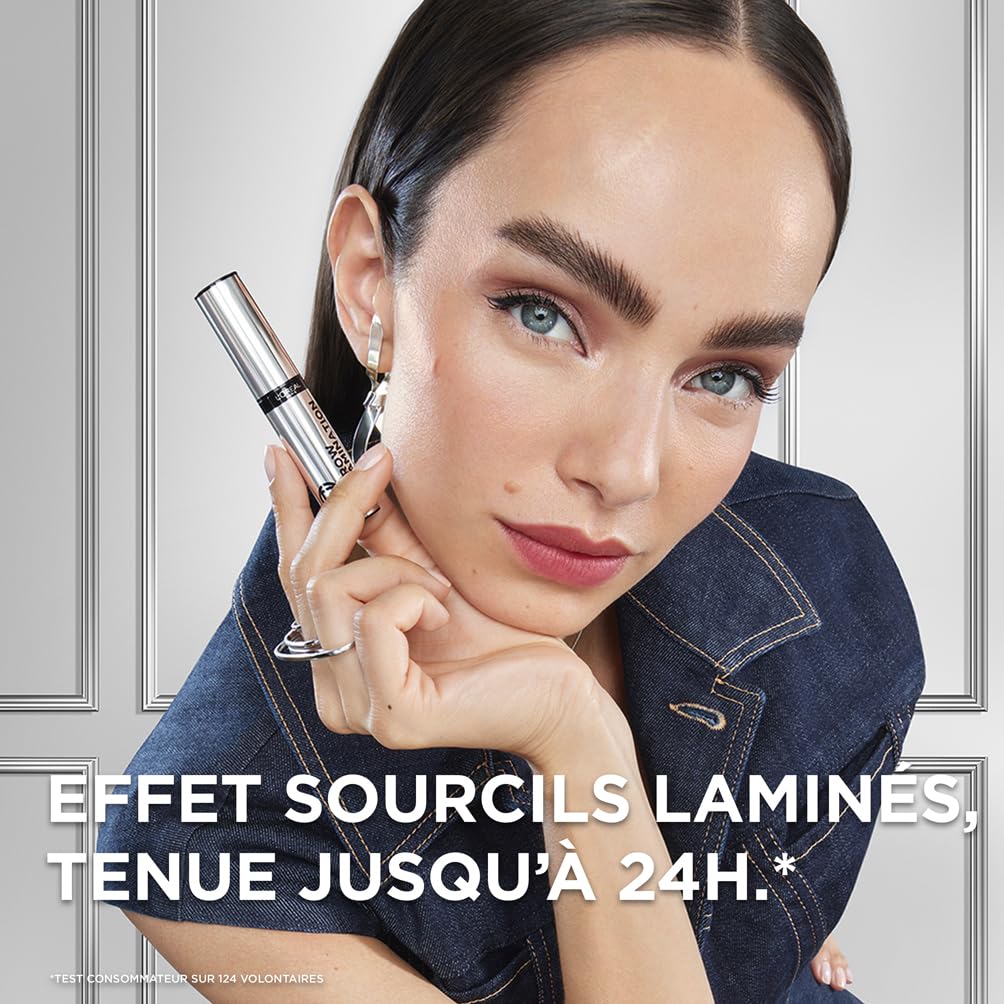 Image secondaire de Mascara Fixateur Sourcils Infaillible L'Oreal Paris - Effet Laminé Transparent 30g