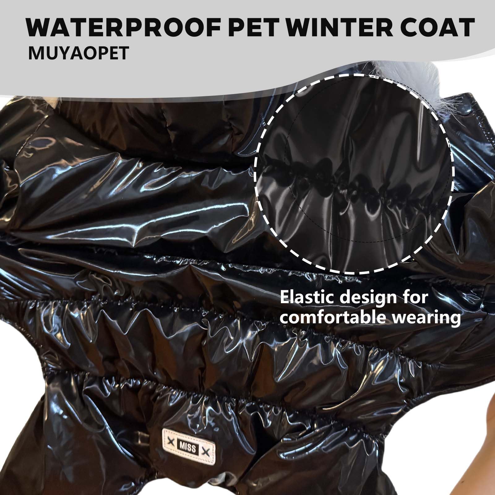 Abrigo Impermeable para Perro, Abrigo de Invierno para Perro, con Capucha, Mono de Nieve