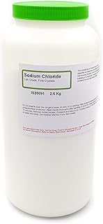 Fine Crystalline Laboratory-Grade Sodium Chloride, 2.5kg - The Curated Chemical Collection