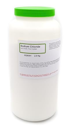 ALDON Innovating Science Fine Crystalline Laboratory-Grade Sodium Chloride, 2.5kg - The Curated Chemical Collection