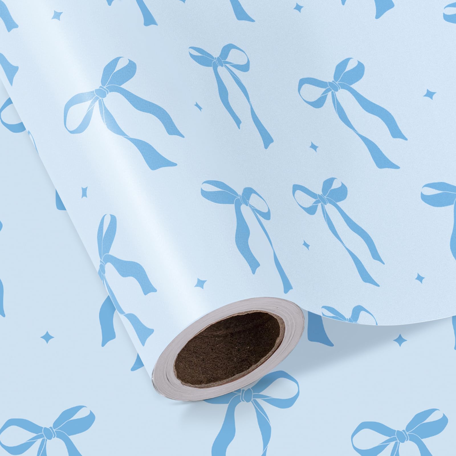 WRAPAHOLIC Rollo De Papel De Regalo Azul Marino De 30