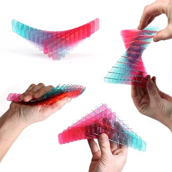 Morf Cyber Taco Fidget Toy - Flexible 3D Sensory Toy for Kids, Teens, and Adults - Compact, Quiet, Stress and Anxiety Relief, Focus - Great Gift for Play, School, Desk, Work, Classroom and Office
