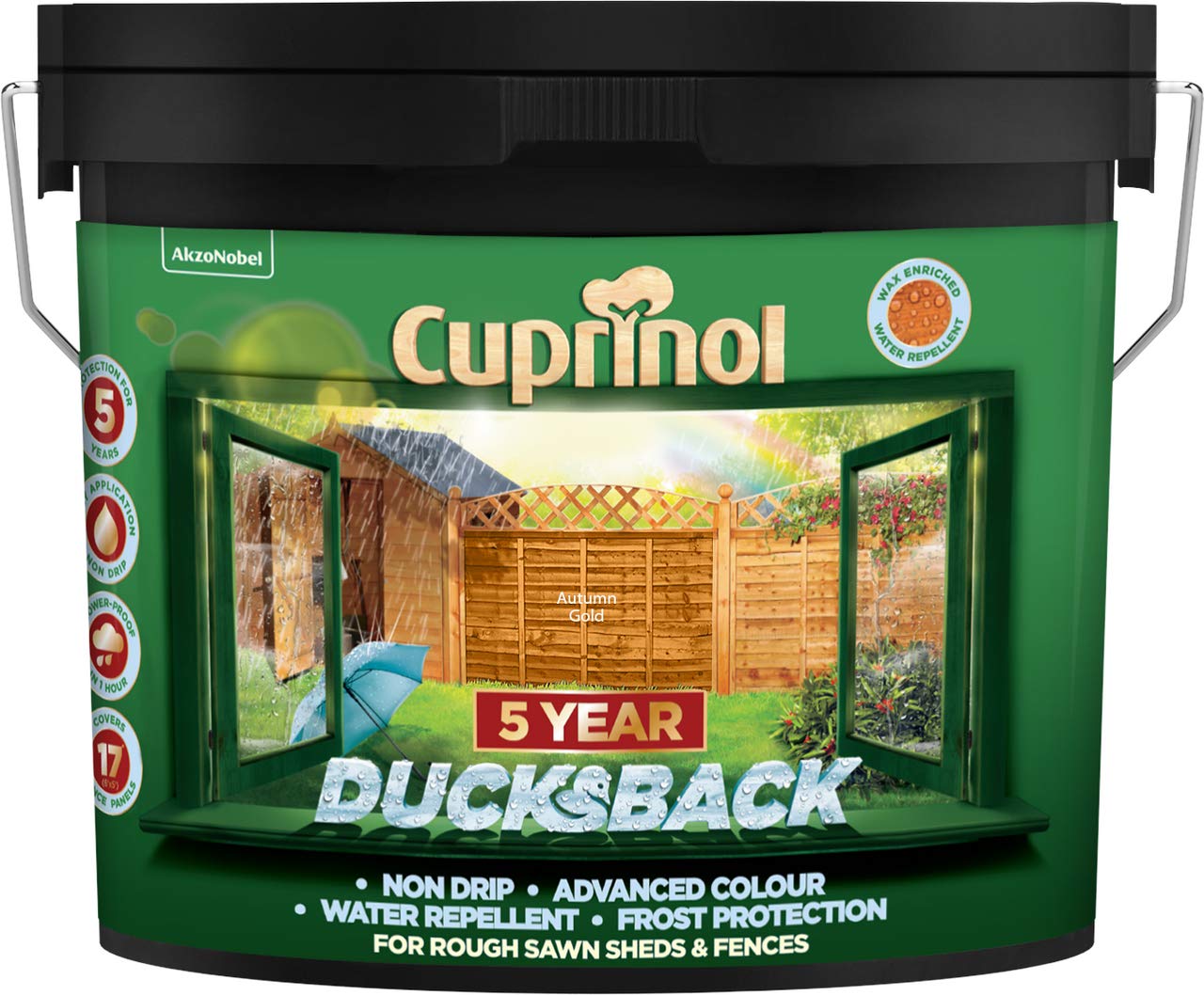 Cuprinol Gold 5 Year Ducksback Autumn 9L