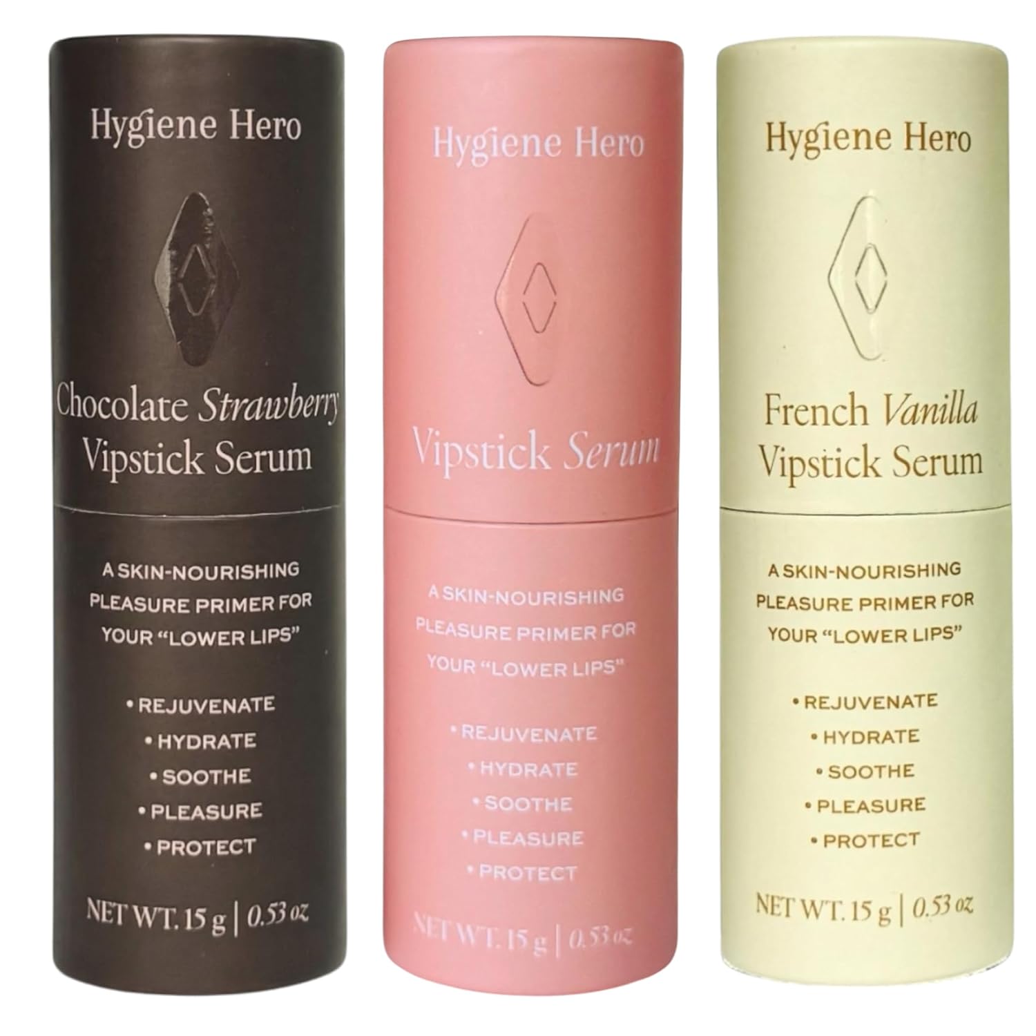Vipstick Serum Trio Set | Sexual Enhancer for Women | Intimate Grooming and Daily Soothing for Vulva | Soothe, Hydrate, and Protect Your Labia
