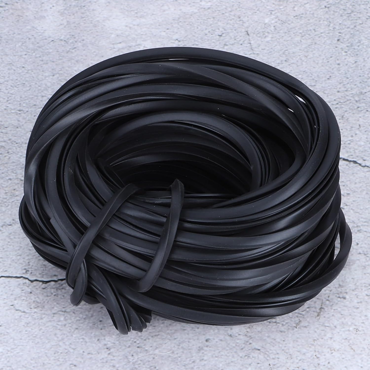 Rubber Seal Strip, Glass Sealing Rubber Line Cable Greenhouse Accessories for Seals, Weather Stripping (18 Meters)