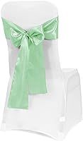 Vista 23 de Obstal - Bandas satinadas con moños para sillas de recepción de bodas