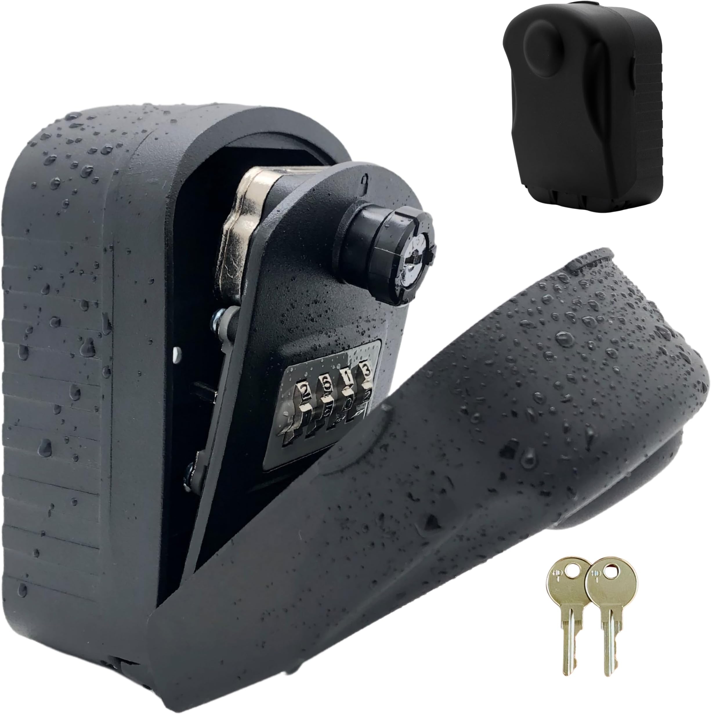 Grande Boite Aux Lettres Allux Grundform F47394 XXL Grande Boîte à Colis Et Lettres , Noir Boite A Colis Exterieur Xxl