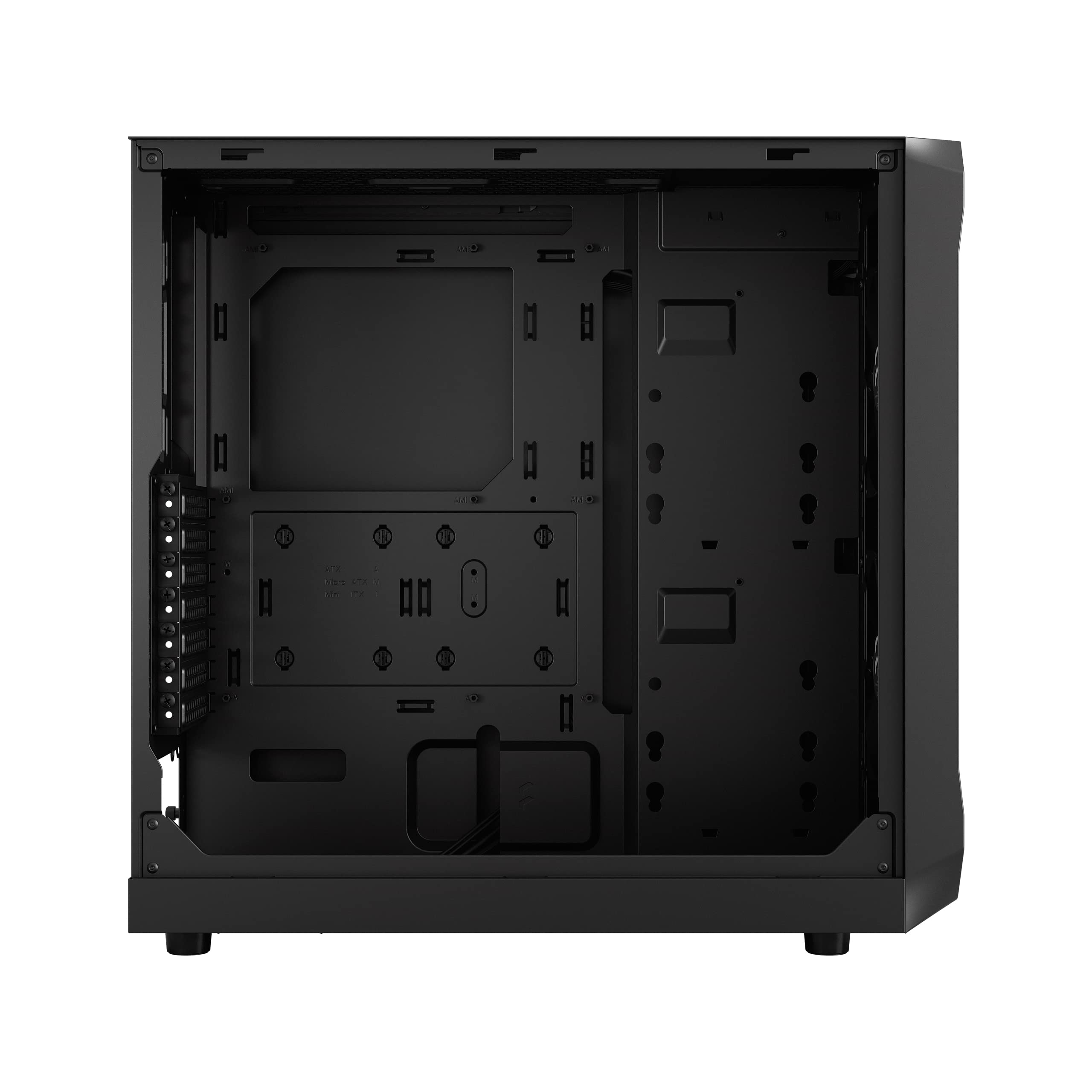 Fractal Design Focus 2 Black - Tempered Glass Clear Tint – Mesh Front – Two 140 mm Aspect Fans Included - ATX Gaming Case – Bild 9