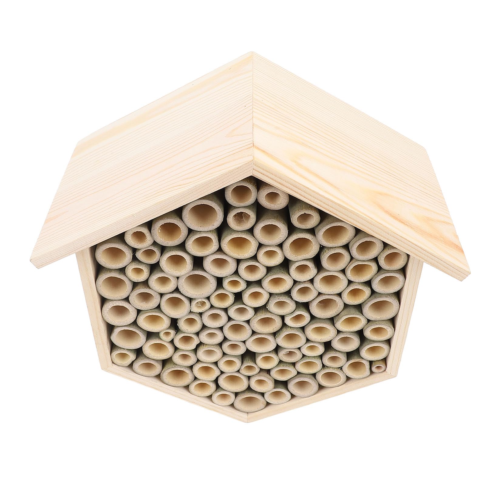 SIXRUN La Casetta per Api in Legno da Esterno Protegge e Attira le Api per La Produzione di Frutta Nei Frutteti