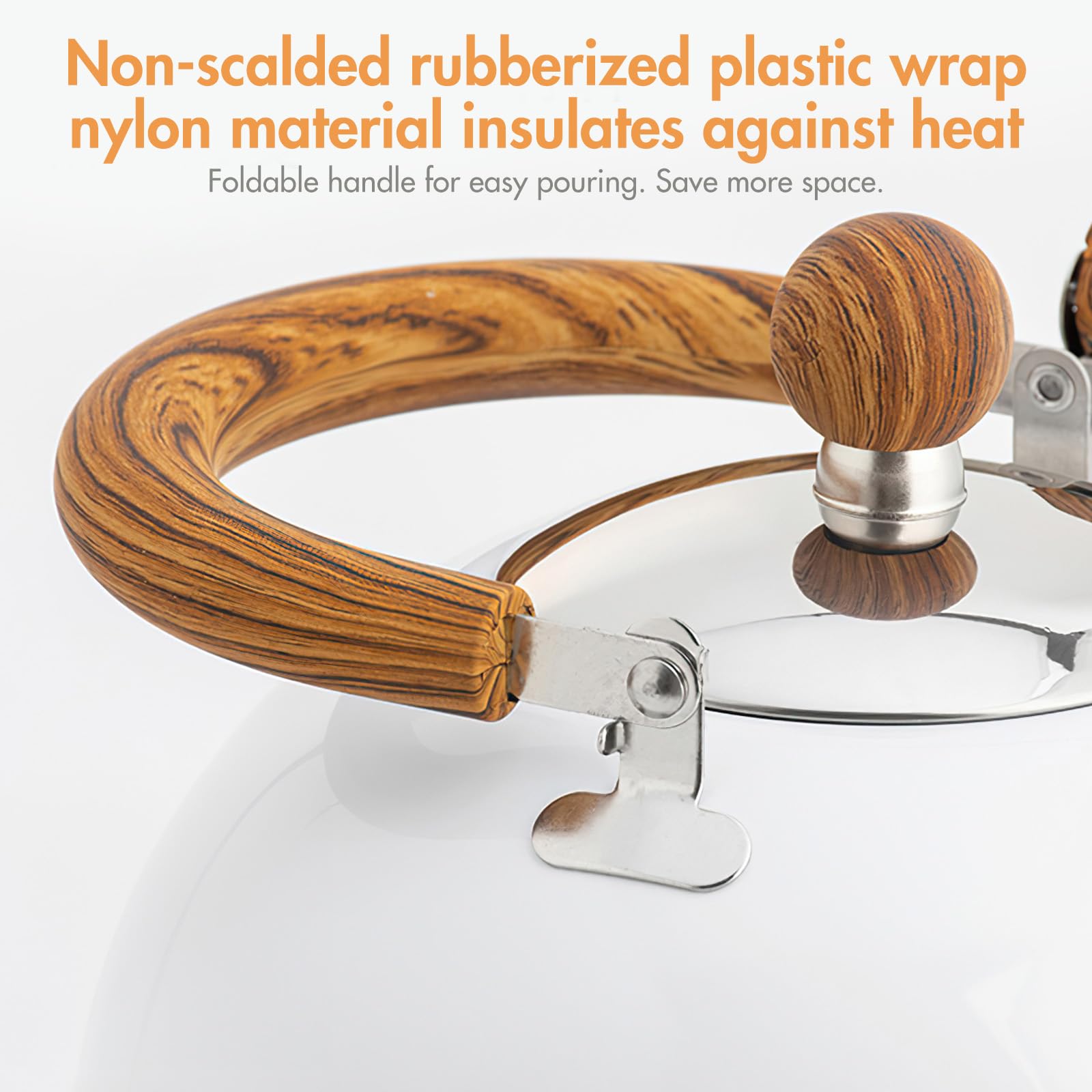 Bouilloire à Thé Sifflante En Acier Inoxydable, Théière De