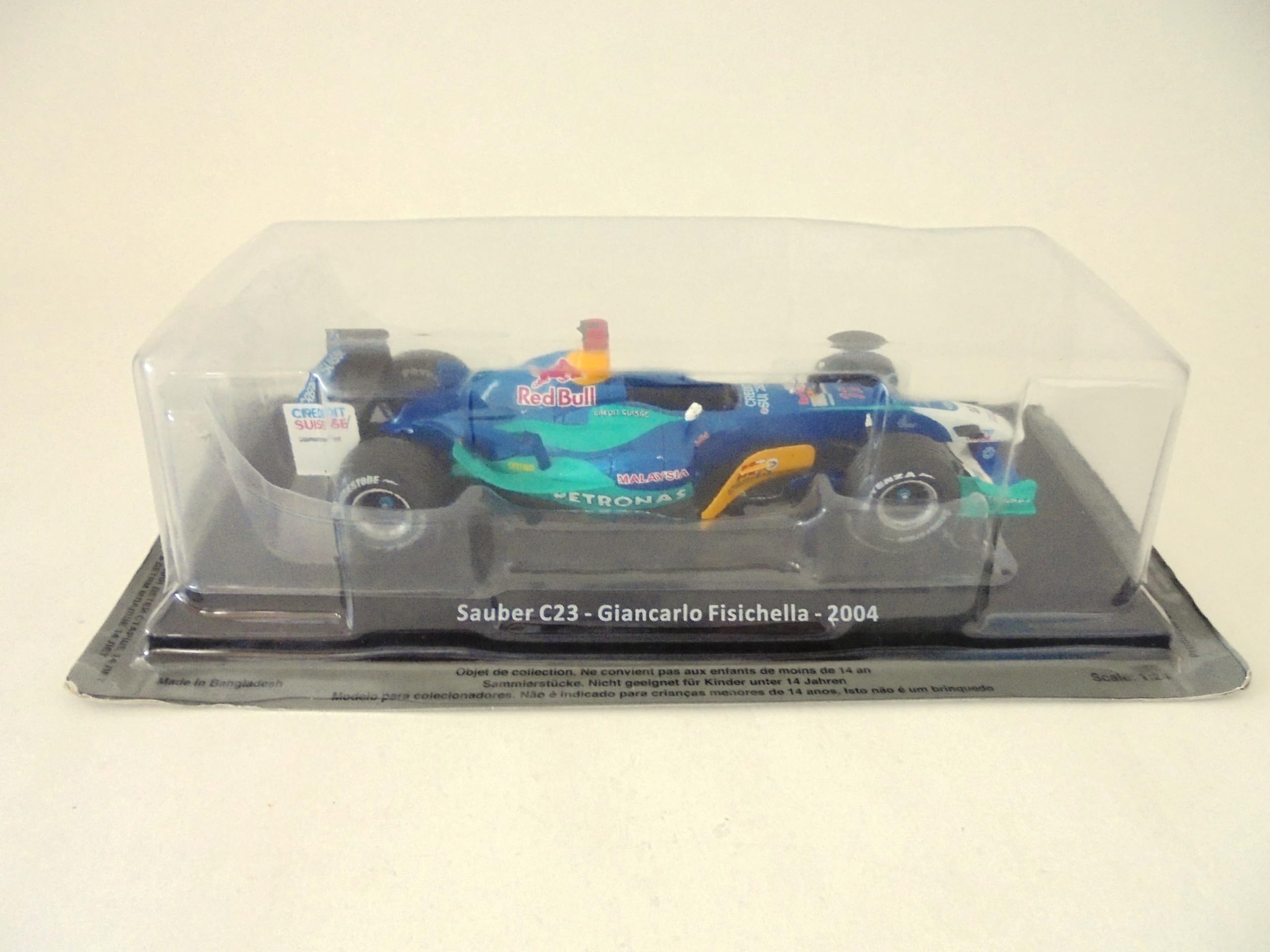 OPO 10 Formel 1 kompatibel mit SAUBER C23 Giancarlo Fisichella 2004 – 1/24 Modellauto OR079