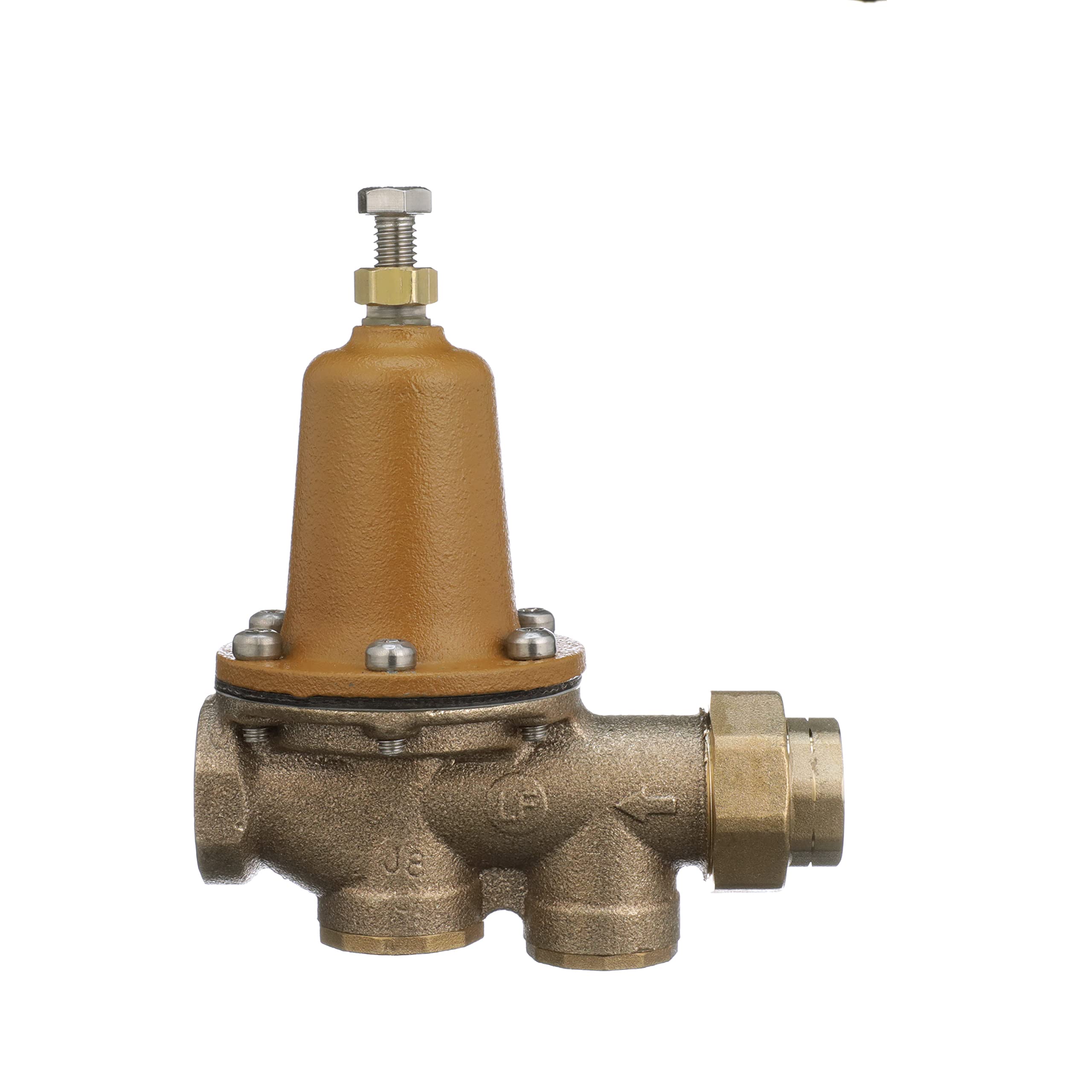 Watts LF25AUB-HP-Z3 Water Pressure Reducing Valve NPT Female Union x NPT Female, High Pressure Polymer Seat, 3/4 Inch