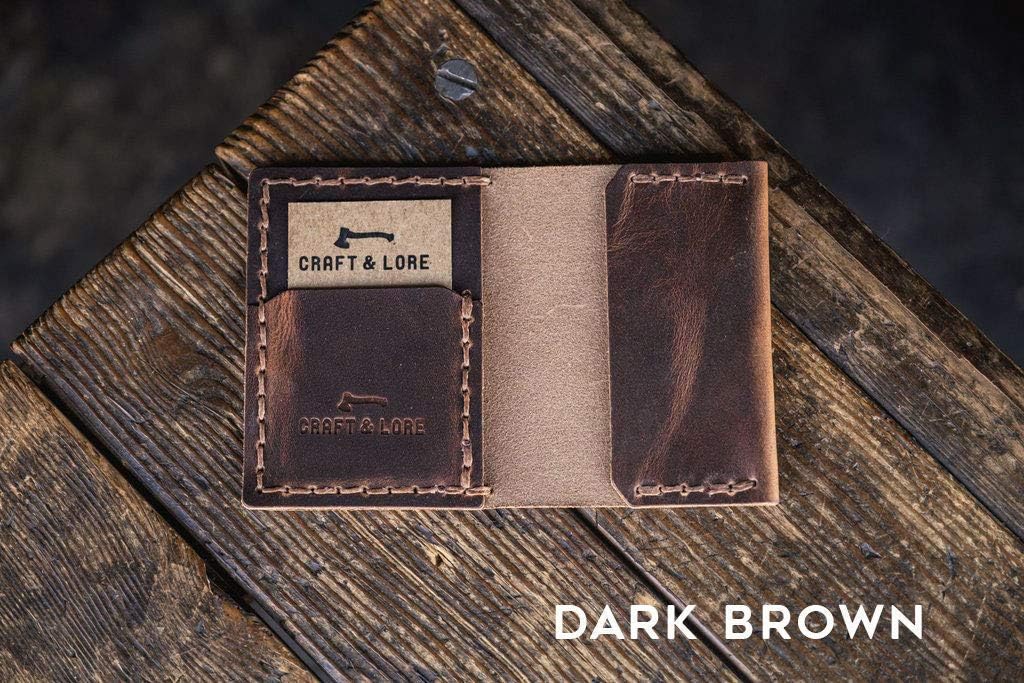 Insider Wallet, Leather Handmade Cash and Card Bifold USA Handmade Idaho