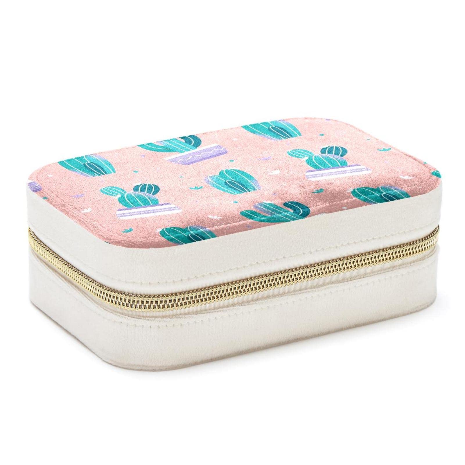 Boîte à bijoux portable et organiseur de voyage pour bagues