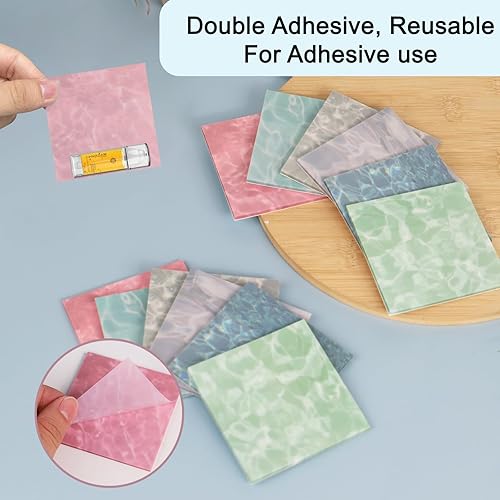 Miniatura 7 de 1000 hojas de notas adhesivas transparentes de 3 x 2 pulgadas, N, 3 x 1, impermeable, transparente, para recordatorio, notas de índice para anotar