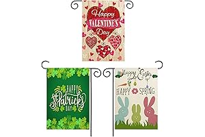 Premium Valentine’s Day Garden Flag Set