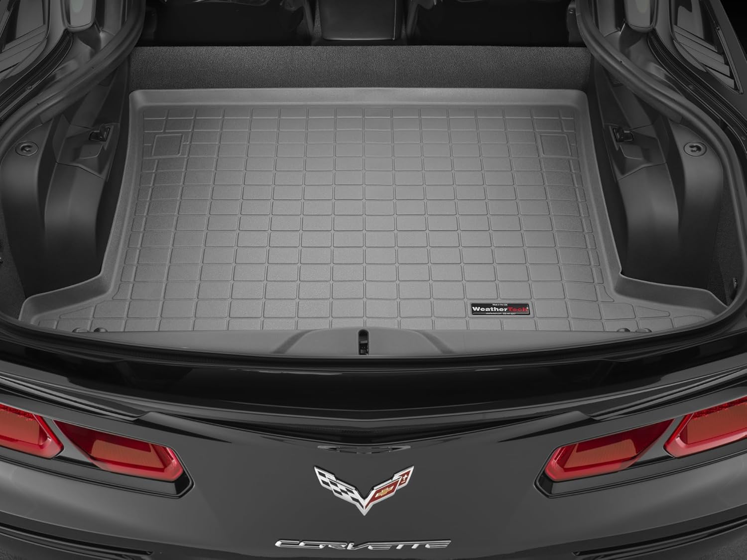 WeatherTech Cargo Trunk Liner for Chevrolet Corvette, Trunk (42673), Grey