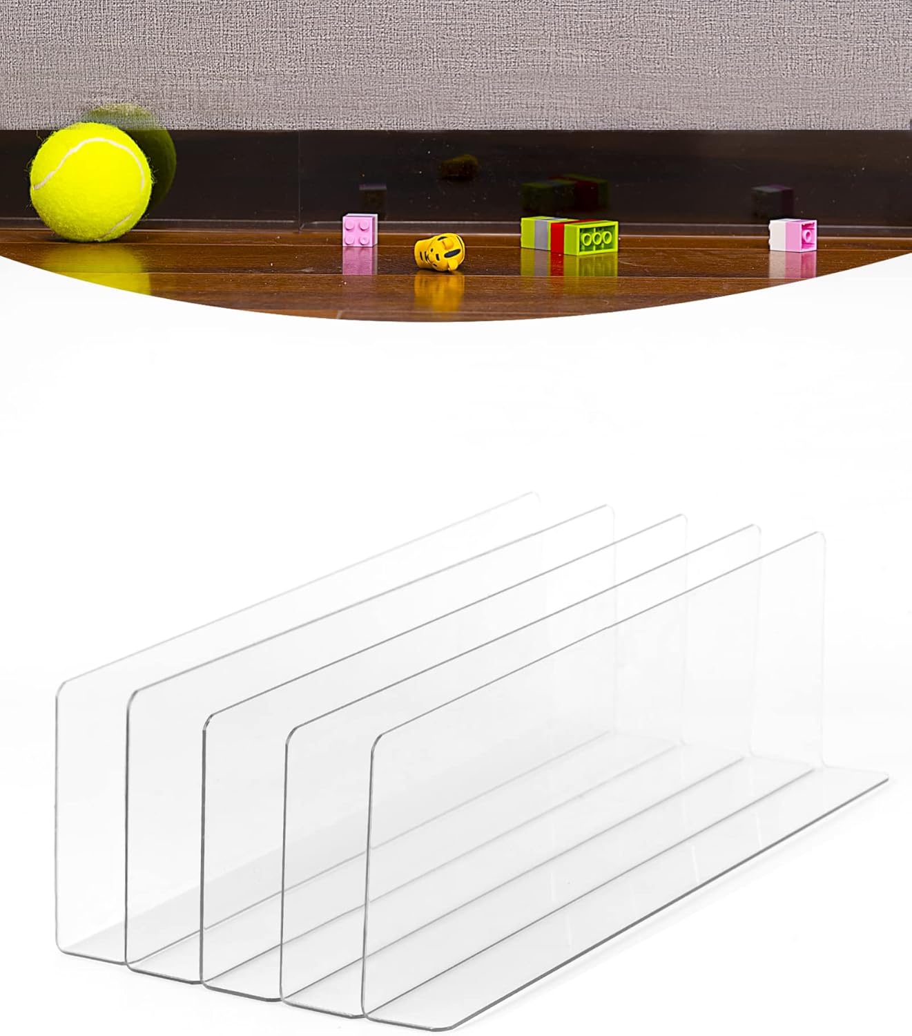 BELO VALE Heavy Duty Toy Blocker for Furniture, Under Bed Blocker for Pets/Kids, PVC