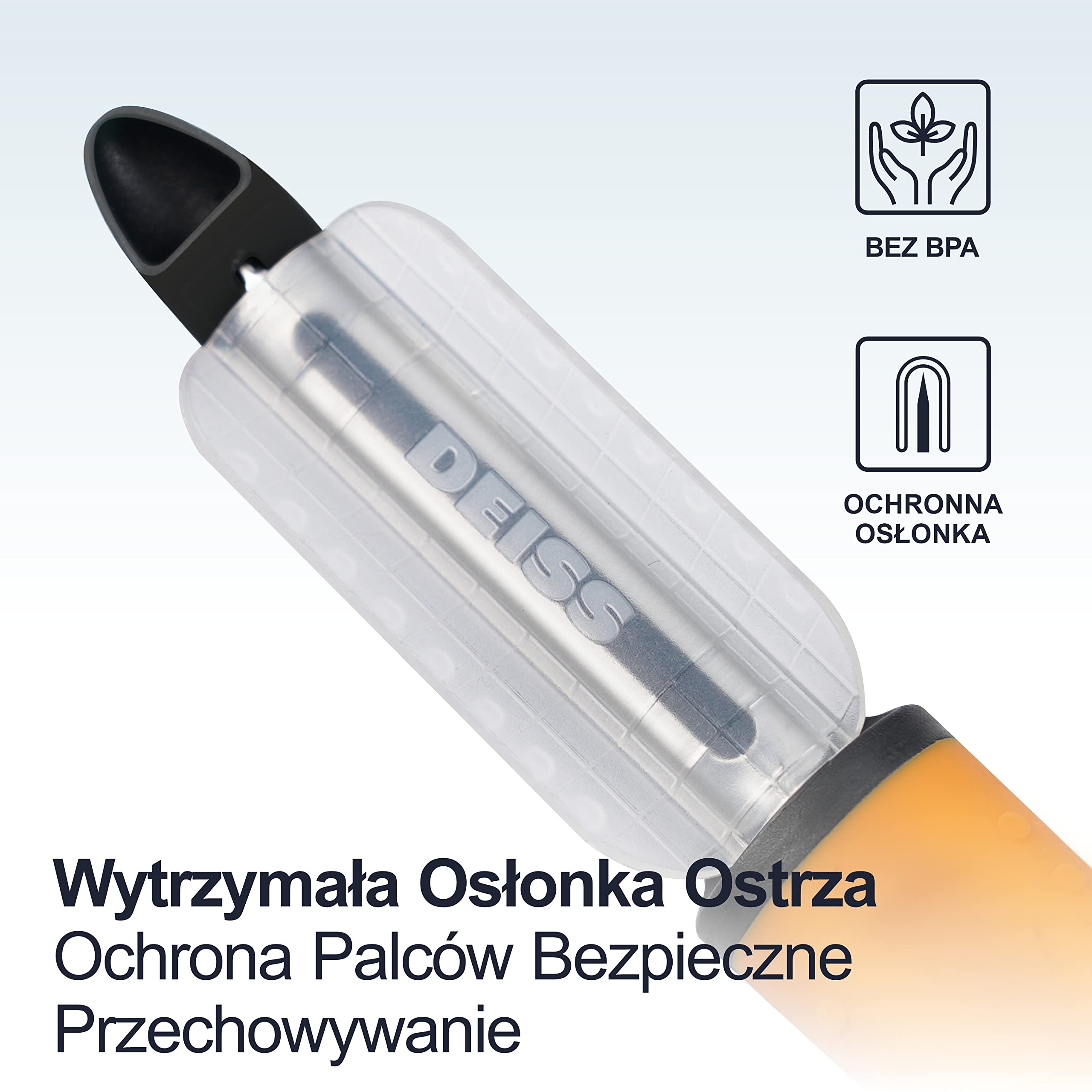 Obrotowa obieraczka do warzyw Deiss PRO, Ostra obieraczka ze stali nierdzewnej z wygodnym antypoślizgowym uchwytem, Kuchenne obieraczki do ziemniaków, owoców, marchwi, jabłek, warzyw, wytrzymałe