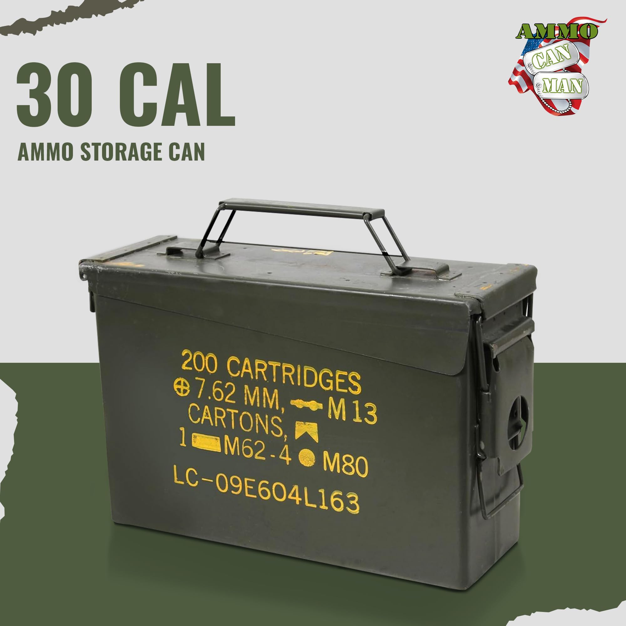 Amazon.com: 30 Cal Ammo Storage Can (3 Pack) – Carbon Steel