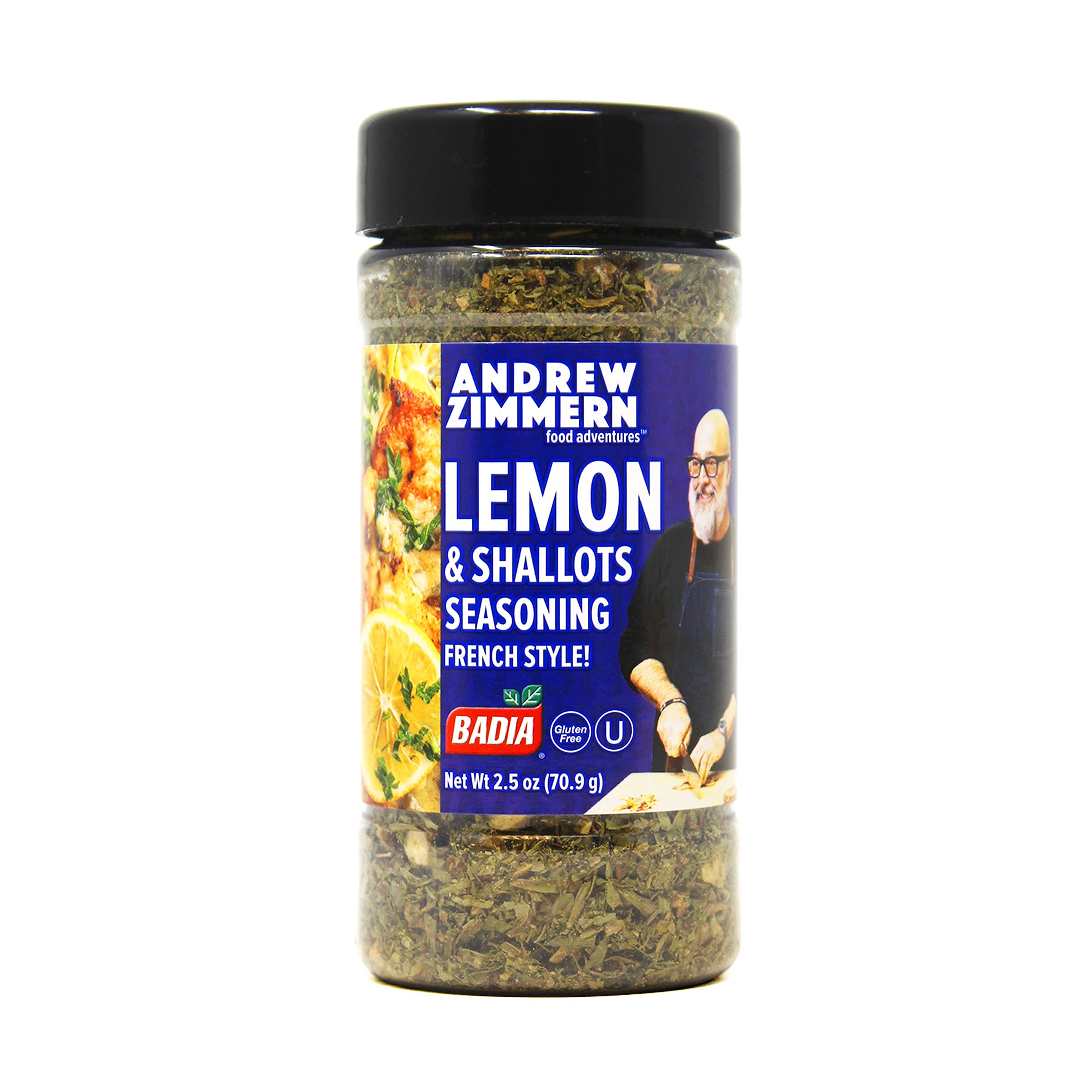 Andrew Zimmern, French Kiss Lemon & Shallots Seasoning, 2.5 oz