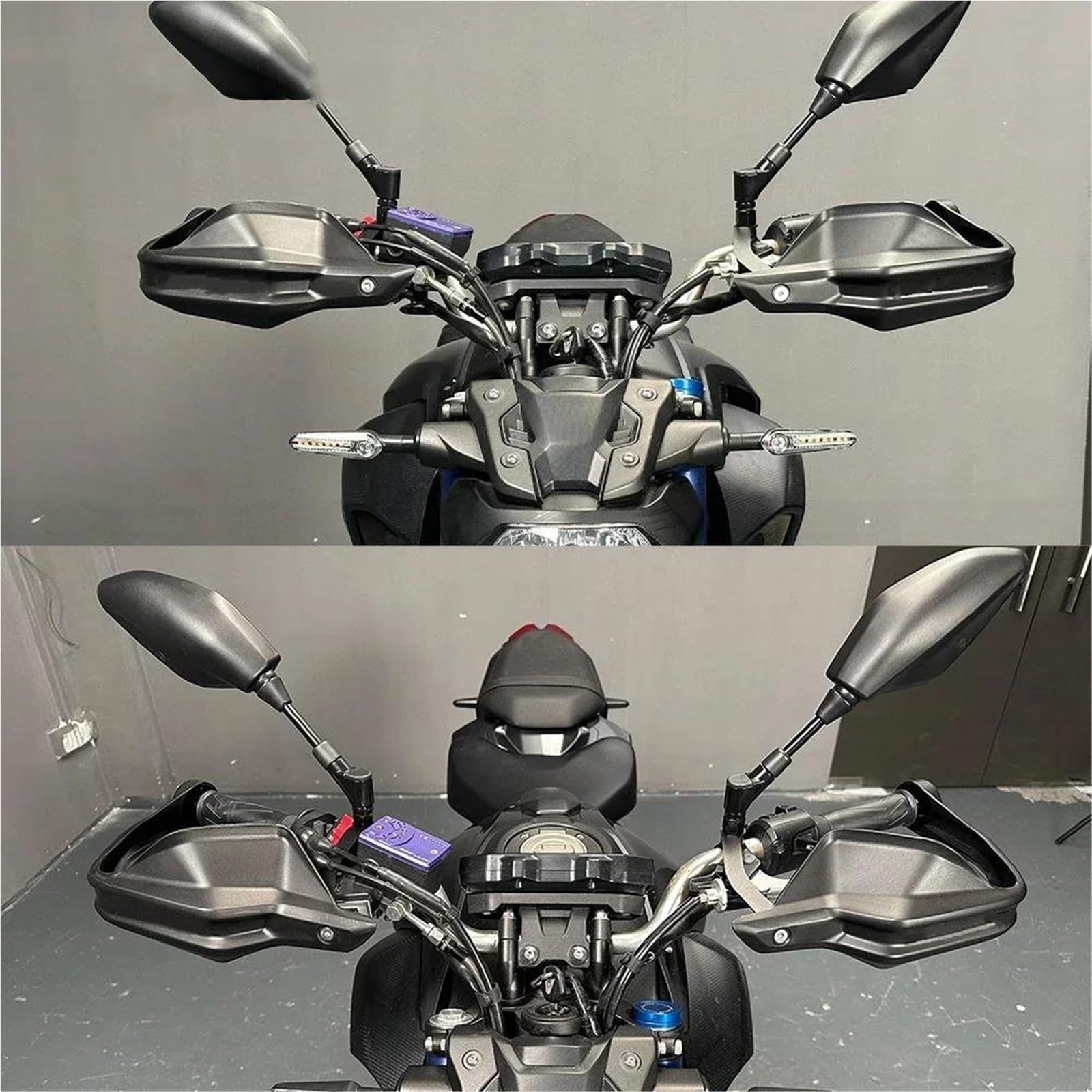 Schutzausrüstung Lenkerschutzabdeckung, Motorrad-Windschutzhandprotektoren, Schutzausrüstung Für Y&amaha MT-07 FZ-07 2014-2023 Teile