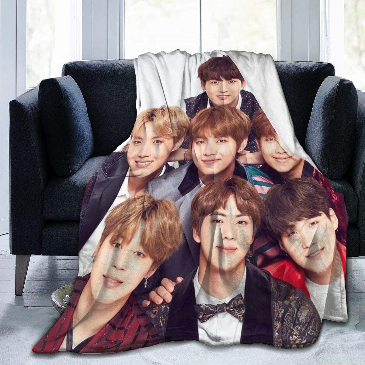 Buy Kpop BTS Blanket Ultra Soft Flannel Throws Blankets Couch Sofa Fuzzy  Blanket for Traveling Camping Home 80x60 Online at Low Prices in India -  Amazon.in