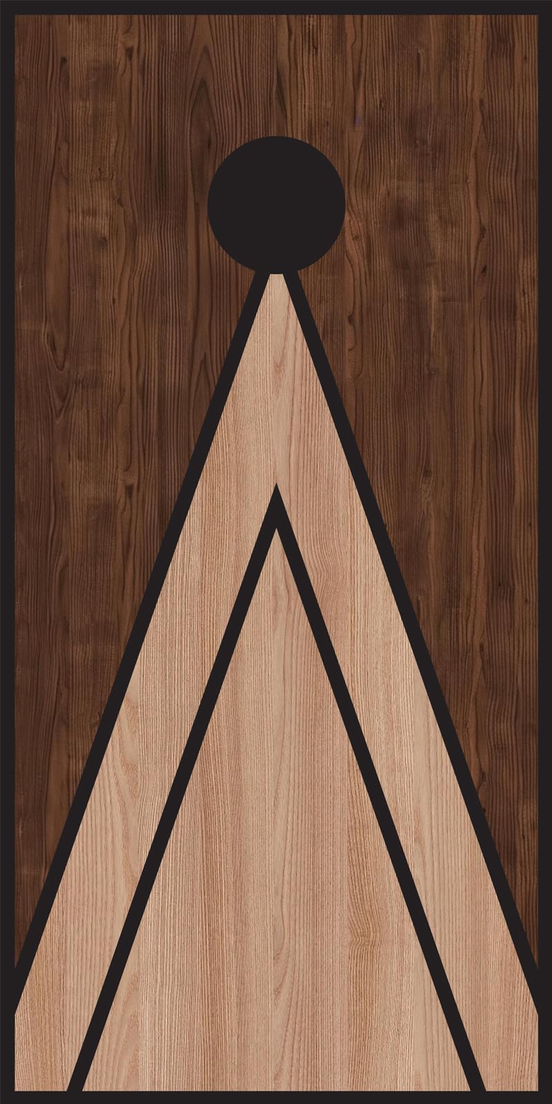 Ensemble de plateau de cornhole de 1,4 x 0,6 m, jeux de maïs en bois pour adultes, avec 8 sacs de maïs, 2 planches de cornhole et un étui de transport pour mariage/fête/extérieur/randonnée/cour (style