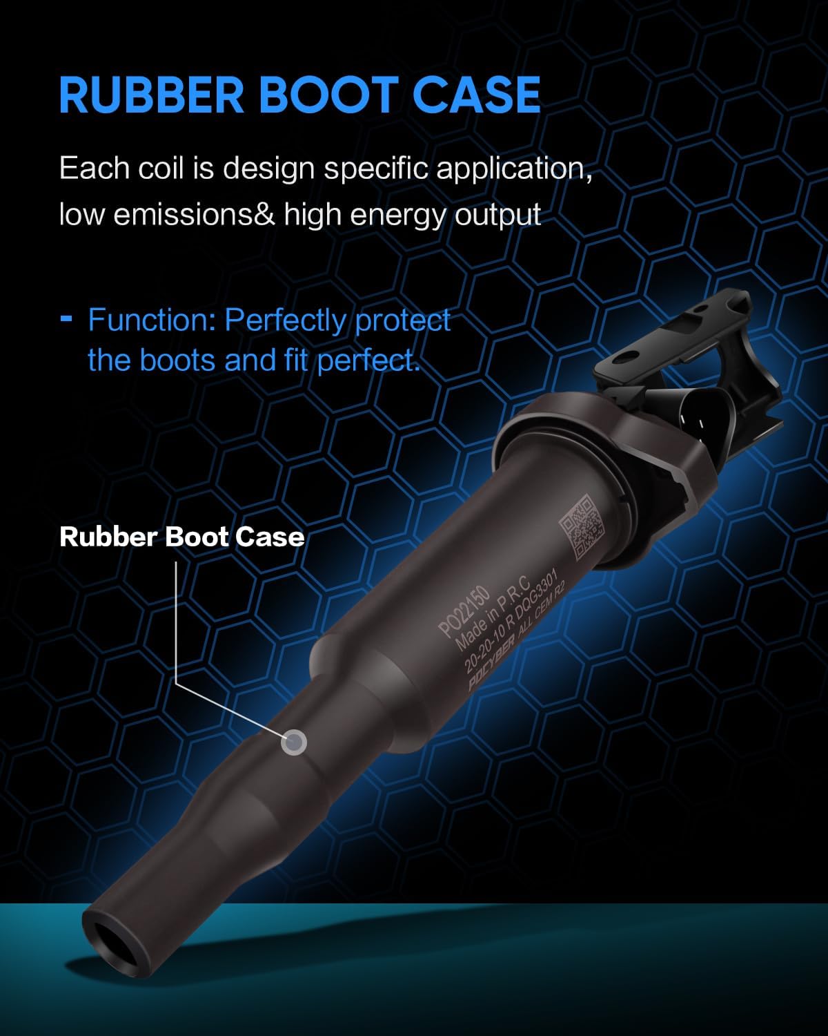 Ignition Coil for BMW, Replaces OE# 0221504470 00044 Fits BMW 325i 335i 328i 525i 530i 330i 650i X3 X5 M3 M5 M6 Z3 Z4 Mini and More