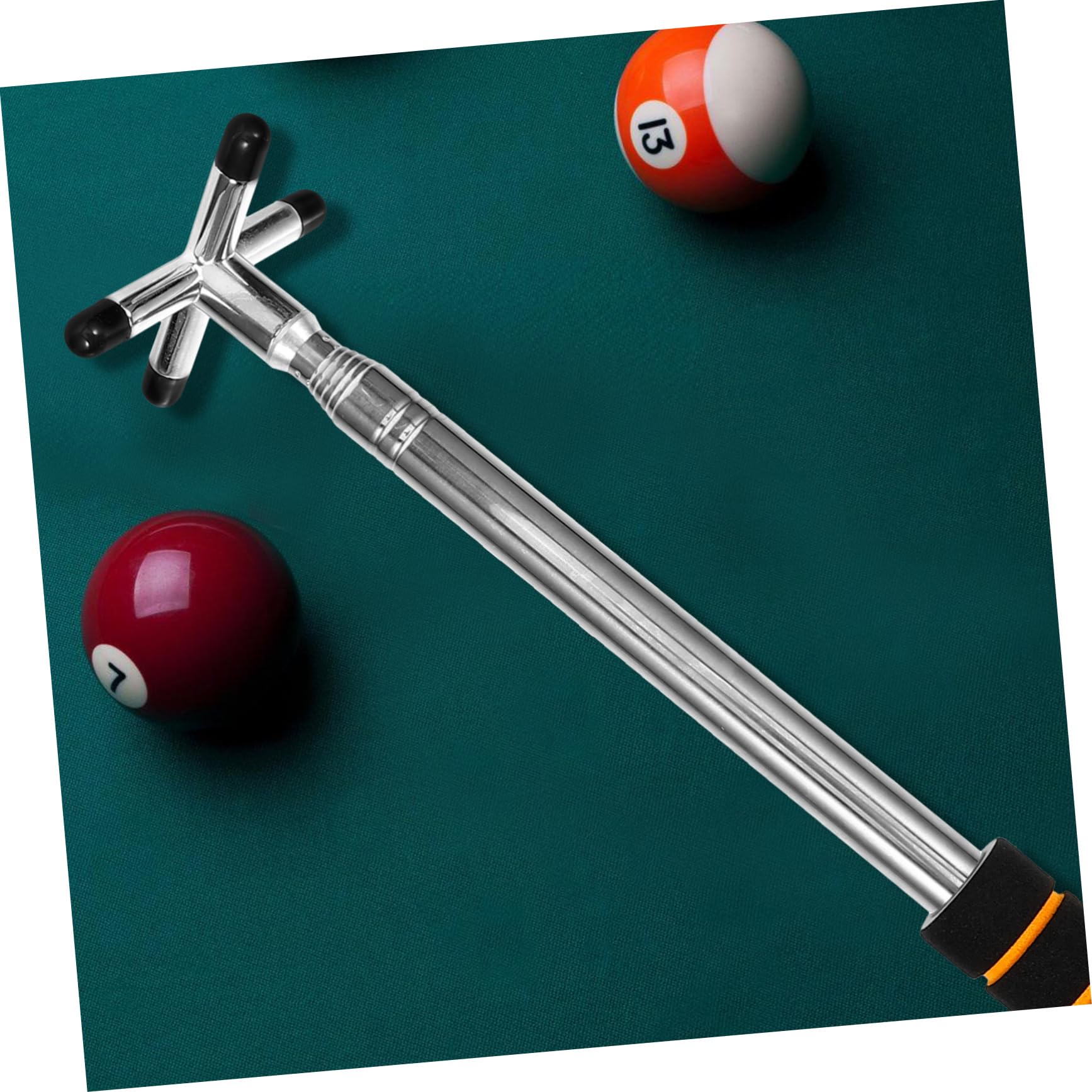 BESPORTBLE 3 Sztuk Cue Metalowy Most Do Snookera Akcesoria Bilardowe Metalowy Bilard Most Kij Most Stół Bilardowy Akcesoria Wielokrotnego Użytku Uchwyt Na Kije Bilardowe Stół Bilardowy